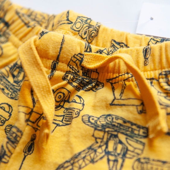 Baby Gap Construction Truck Drawstring Sweat Pants NWT 6-12 Months - Picture 2 of 4